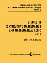 Studies in Constructive Mathematics and Mathematical Logic