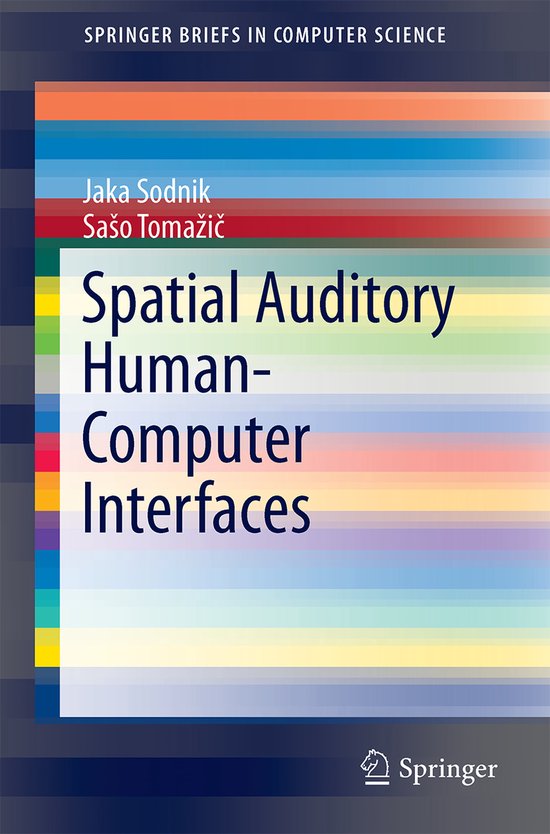 Spatial Auditory Human Computer Interfaces - cover