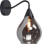 HighLight wandlamp Cambio - zwart / smoke