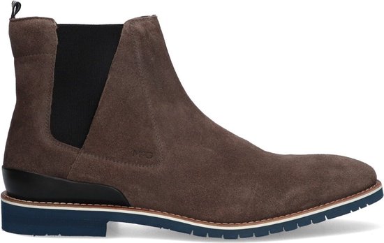 McGregor Heren Boots - Grijs - Chelsea Boots - Suède - Elastiek