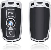 Autosleutel hoesje - TPU Sleutelhoesje - Sleutelcover - Autosleutelhoes - Geschikt voor BMW - zwart - E4 - Auto Sleutel Accessoires gadgets - Kado Cadeau man - vrouw