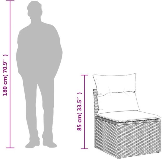 vidaXL-4-delige-Loungeset-met-kussens-poly-rattan-zwart