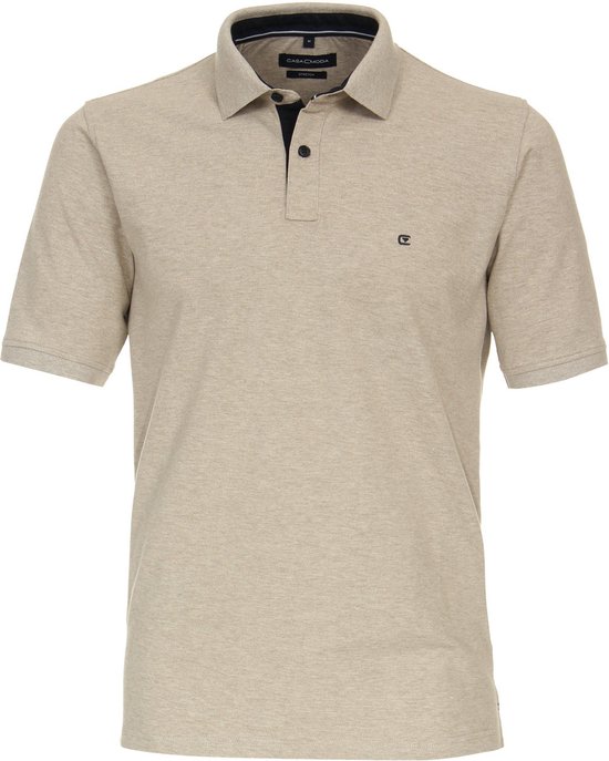 Casa Moda - Poloshirt Beige - Regular-fit - Heren Poloshirt Maat 3XL