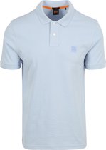 BOSS - Passenger Polo Lichtblauw - Slim-fit - Heren Poloshirt Maat XL