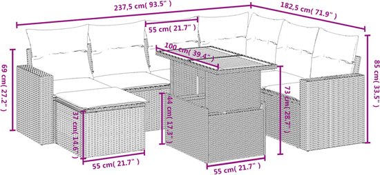 vidaXL-8-delige-Loungeset-met-kussens-poly-rattan-zwart