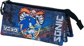 Sonic the Hedgehog - Etui - 3 vakken