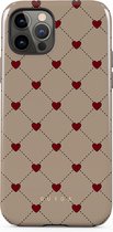 BURGA Telefoonhoesje voor iPhone 12 PRO - Schokbestendige Hardcase Hoesje - Love Letter