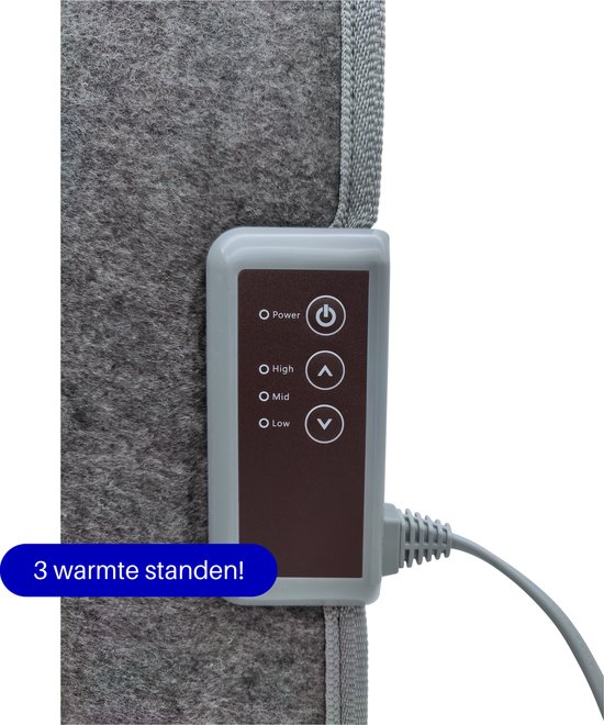 FISHTEC - Verwarmingspaneel met 3 panelen - 3 warmtestanden van 45 tot
