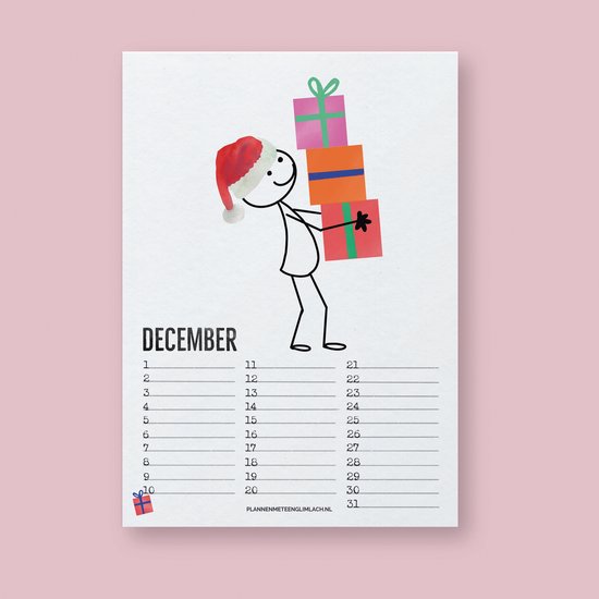 Vrolijke Verjaardagskalender van “Plannen met een glimlach”