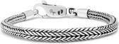 SILK Jewellery - Zilveren Armband - Roots - 744.23 - Maat 23,0