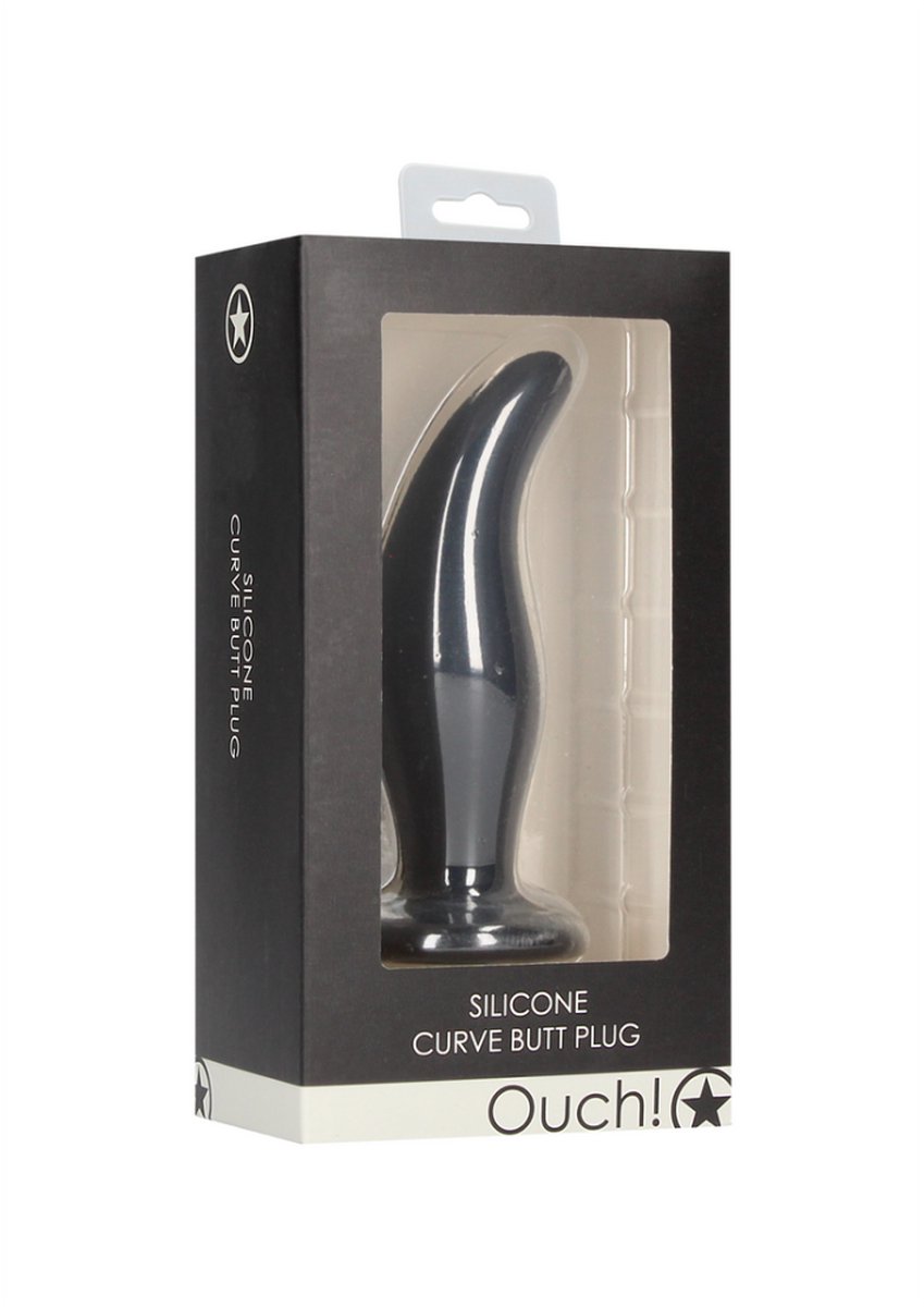 Shots - Ouch! Curve - Butt Plug black