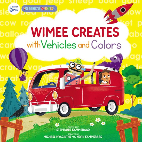 A Wimee’s Words Book- Wimee Creates with Vehicles and Colo ... - cover