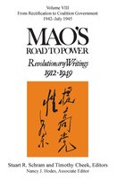 Boekomslag 'Mao's Road to Power' met rode achtergrond en zwarte Chinese karakters.