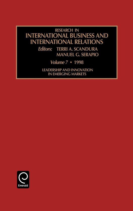 Research in International Business and International Relatio ... - cover