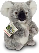 Hermann Teddy Knuffeldier Koala - zachte pluche stof - premium knuffels - grijs - 21 cm - Koalas