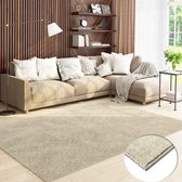 Flycarpets Mono Modern Effen Vloerkleed - Beige - 160x220 cm