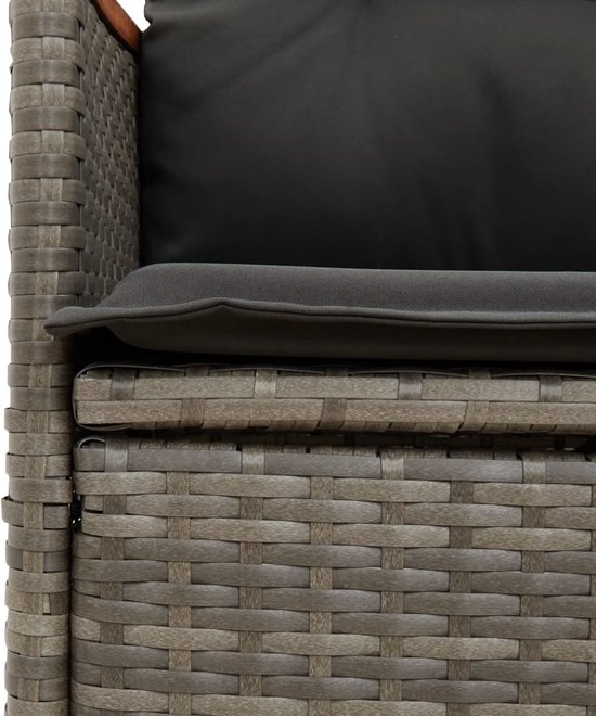 vidaXL-Tuinstoel-verstelbaar-met-kussens-poly-rattan-grijs