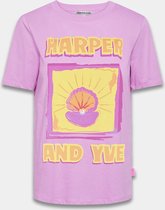 HARPER & YVE T-shirt SHELL Lila - Maat XS