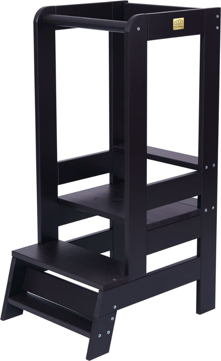 Leertoren | Keukenhelper | grenenhout |