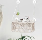 Luxe Macramé Katten Hangmat Bed Voor Decoratie Kitten Slapen Spelen Klimmen Kat Poes Slaap Hangmat