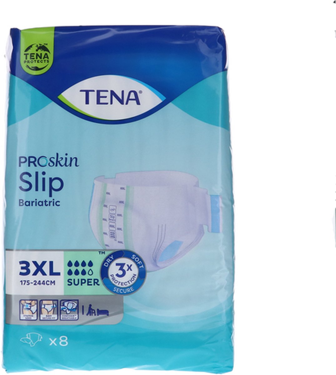 Goedkoopste TENA SLIP BARIATRIC SUPER XXXL- 3 x 8 stuks voordeelverpakking