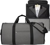 Sparkling Wonders - 2 in 1 opvouwbare opbergtas - grijze reistas - gym - lichtgewicht bagagetas - zakenreizen - kledingtas - weekendtas oxford cloth - travel - duffel bag