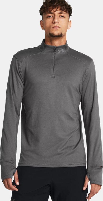 UA Launch Pro 1/4 ZIP-GRY Taille : MD