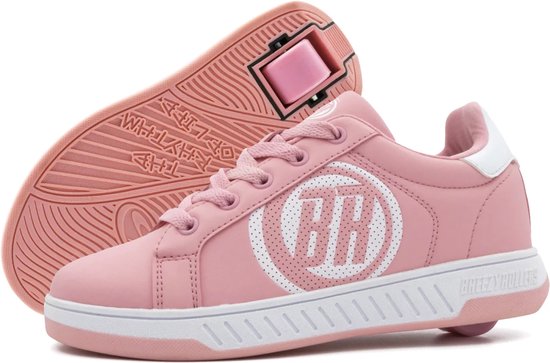 Breezy Rollers Kinder Sneakers met Wieltjes - Roze - Schoenen met wieltjes - Rolschoenen - Maat: 35