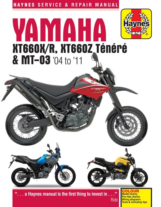 Yamaha XT660 & MT-03 (04 - 11) - cover