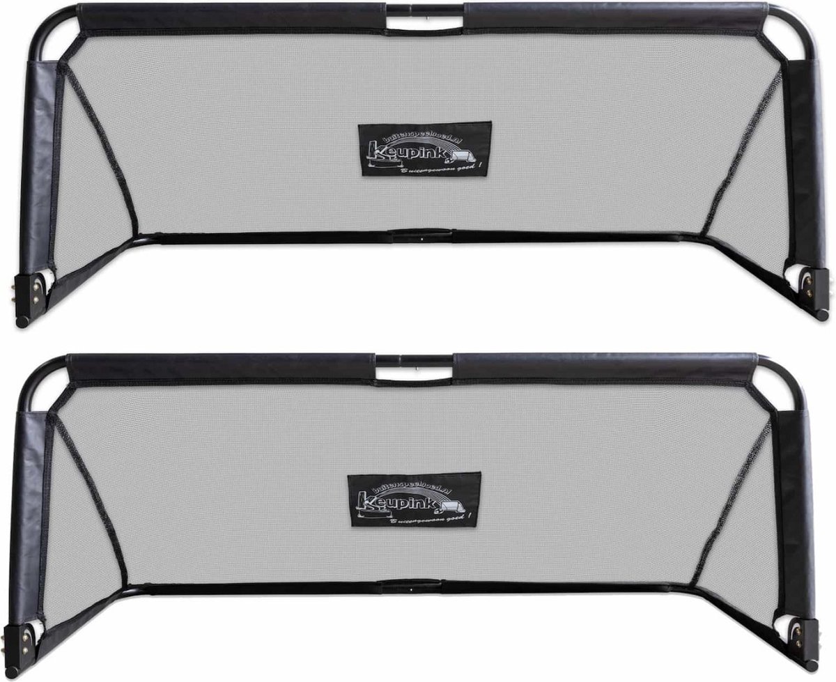 Inklapbaar Voetbaldoel BK Champ set van 2 stuks - Voor Kinderen en Volwassenen - 150x60x60 cm - Inklapbaar - Opvouwbaar - Voetbalgoal - staal