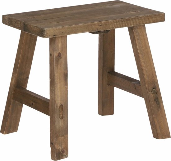 Mica Decorations Bold Houten Krukje