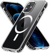 Backcover geschikt voor: iPhone 12 Pro Max - Compatibel met Magsafe - Magnetisch Hoesje - Magsafe Case - Doorzichtig
