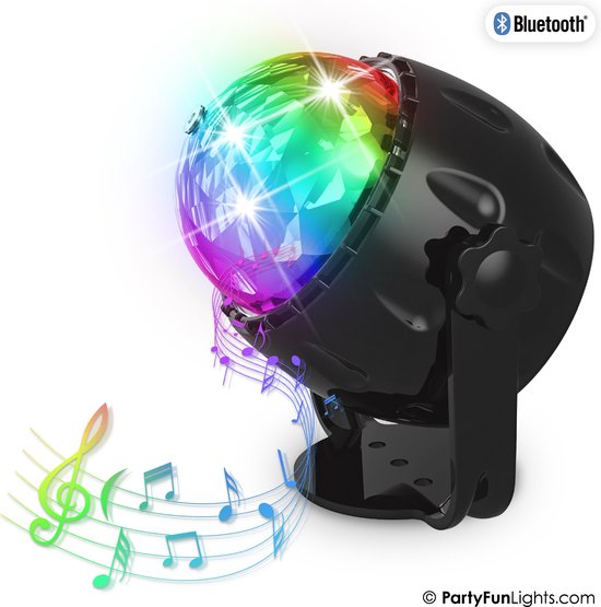 PartyFunLights - Discolamp - Party Speaker - met afstandsbediening - LED - Bluetooth - USB