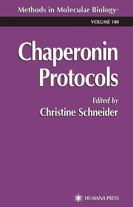 Springer Protocols - Chaperonin Protocols