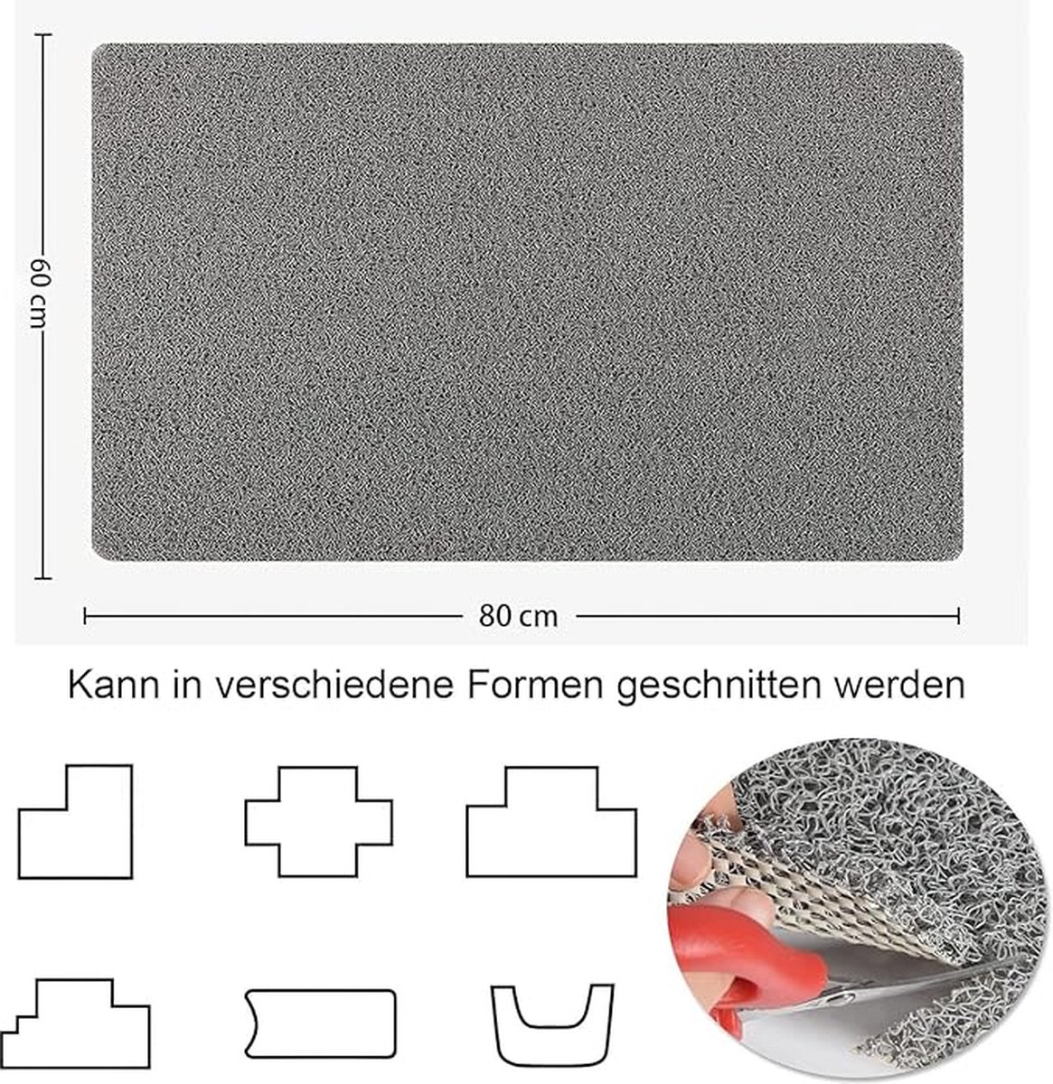 Shower mat – douchecabine, Antislipmat - Badkameraccessoire 40 x 60 cm