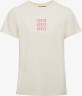 TwoDay dames T-shirt met backprint zand - Maat XL