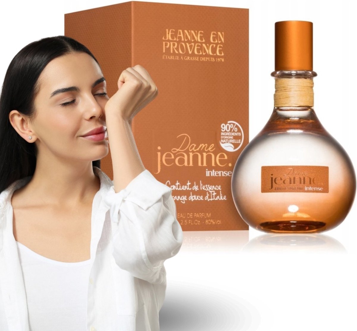 Goedkoopste Jeanne en Provence - Dame Jeanne Intense Bloemig-Fruitig Eau de Parfum voor Vrouwen 75ml