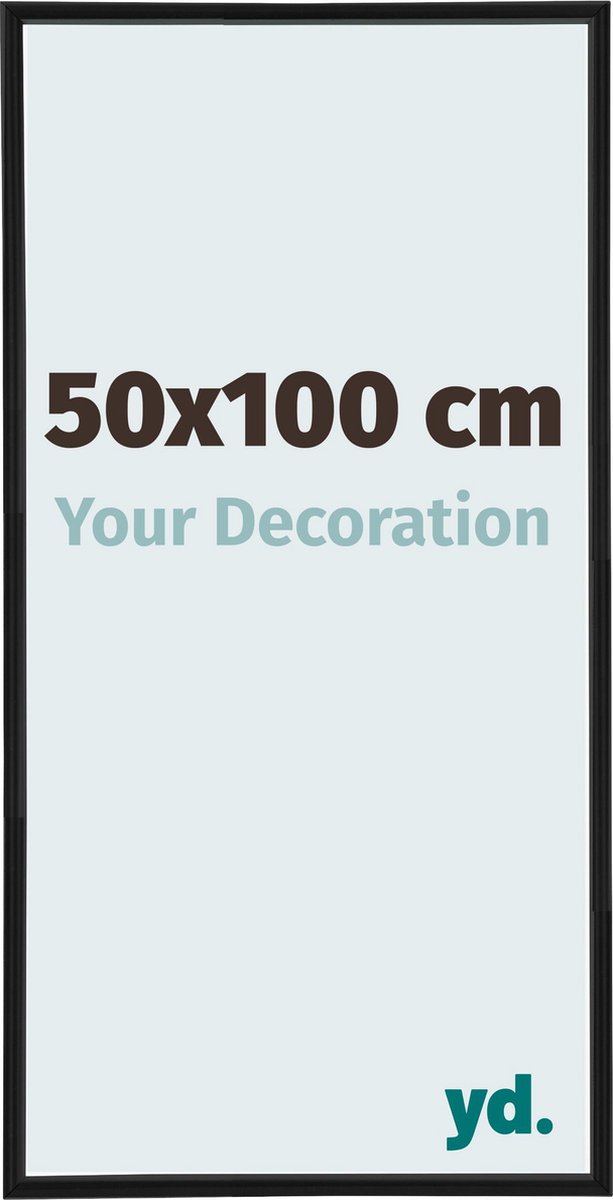 yd. Your Decoration - Fotolijst 50x100 cm - Kunststof - Zwart Mat - Annecy