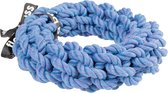 Ebi - Hond - 'da-chain' Gevlochten Ring 18x18x4cm Blauw