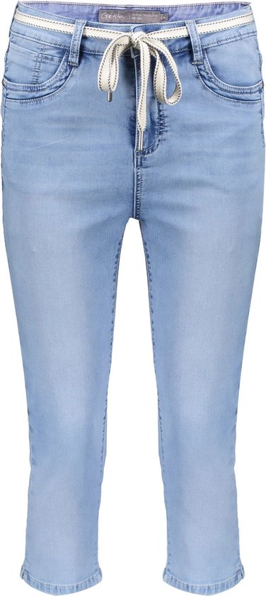 Geisha Jeans Capri Jeans 41029 10 000827 Mid Blue Denim Dames Maat - XL