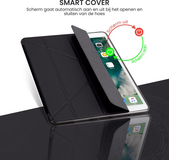 Étui pour iPad 9.7 2018/2017 (6e/5e génération)/iPad Air 2/iPad Air - Support de visualisation
