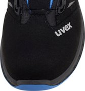 Uvex 6938 6938246 Lage veiligheidsschoenen S1P Schoenmaat (EU): 46 Zwart/blauw 1 paar