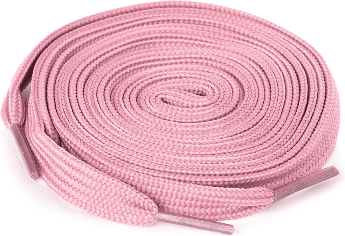 Ecorare® - Schoenveters roze 120 cm - plat - veters 120cm