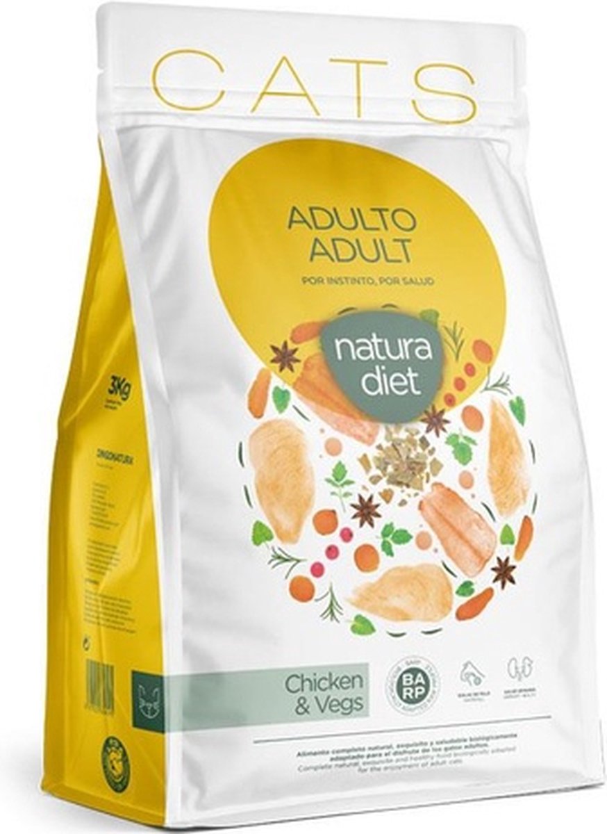 Natura Diet Dry Food for Adult Cats Chicken  | 3