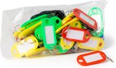 Ecorare® - Sleutellabel – sleutelhanger label – 10 stuks - multicolor