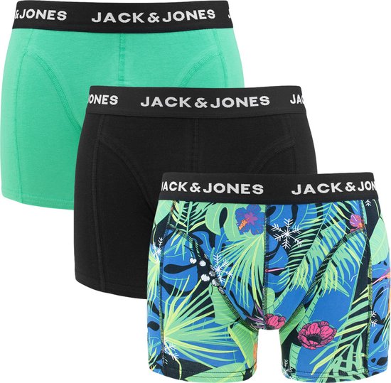 JACK&JONES ADDITIONALS JACFLOWER MIX TRUNKS 3 PACK Heren Onderbroek