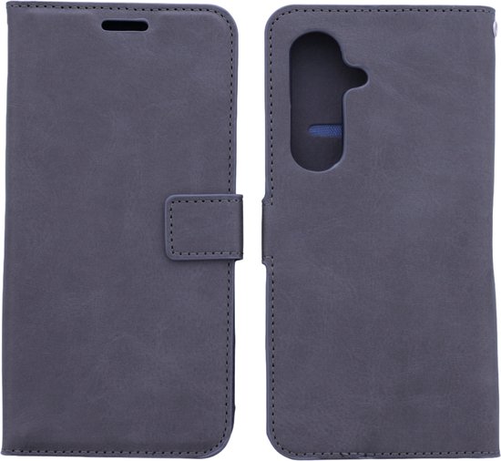 Samsung Galaxy S22 Plus Bookcase Grijs - étui portefeuille avec protection d'écran en Glas 3 pièces - ZT Accessoires