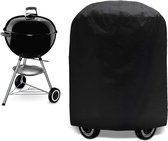 BBQ Cover for Grill UV Protection Waterproof Moisture-Proof Outdoor Barbecue Black - 75 x 70 cm