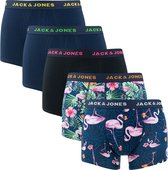 Jack & Jones 5P boxers pink flamingo multi - L