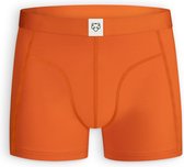 A-dam Orange Solid - Boxershort - Heren - Volwassenen - Vegan - Boxershorts - Onderbroek - Ondergoed - Katoen - Oranje - XXL
